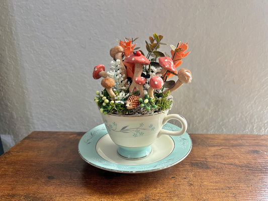 Enchanted Fairy Garden teacup