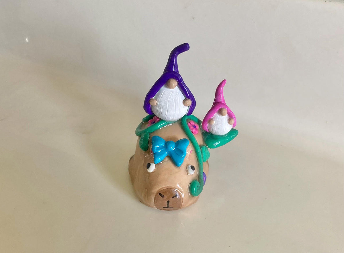 Gnomes Catching A Ride