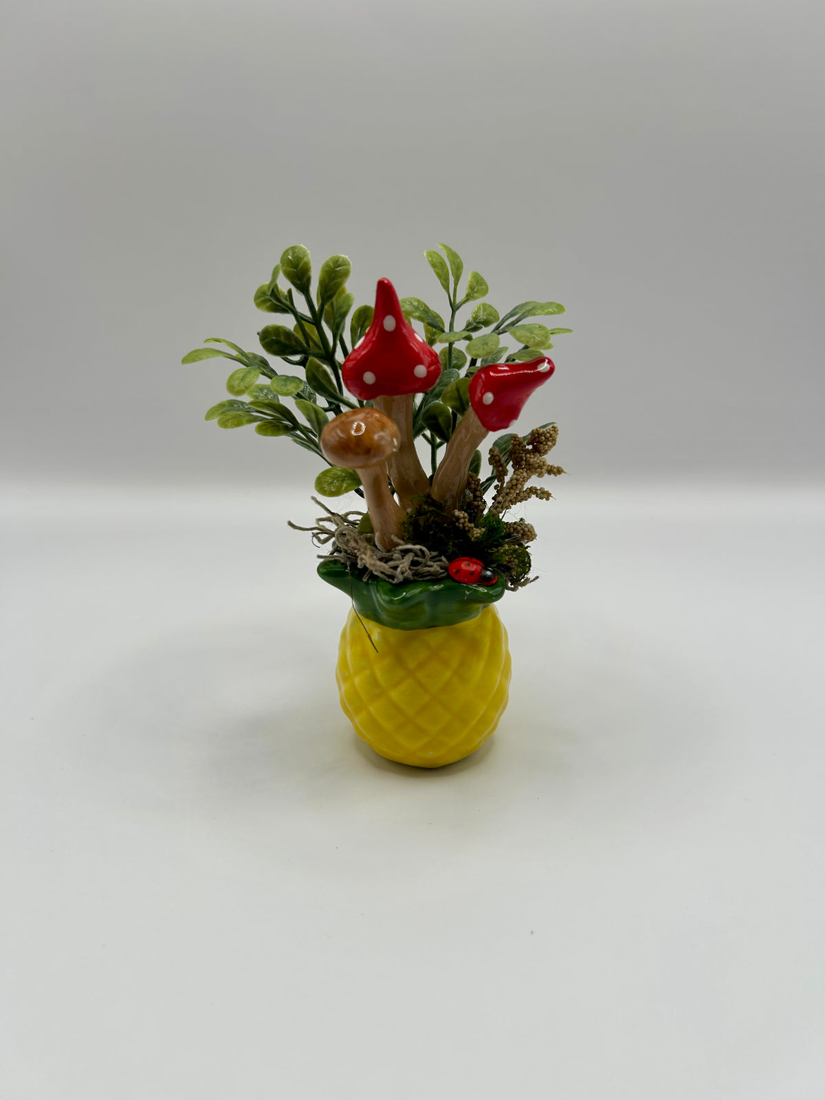 Pineapple fairy garden
