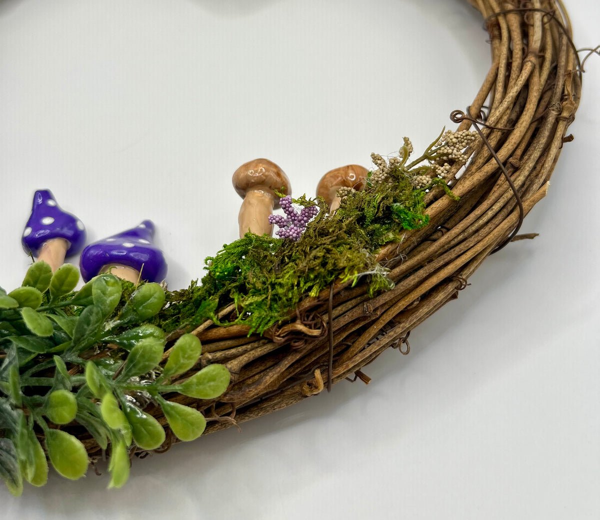 Fairy garden wreath
