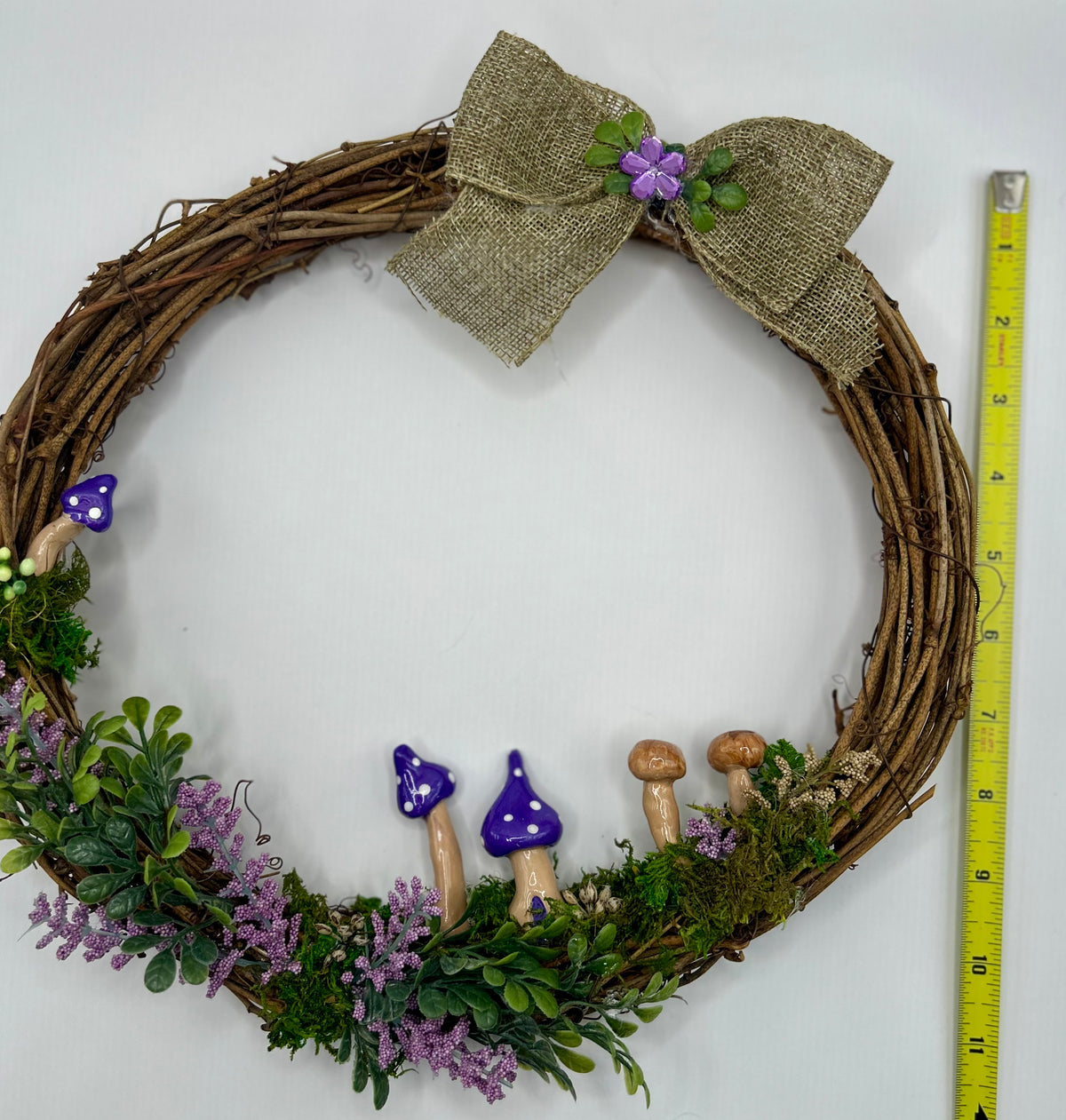 Fairy garden wreath