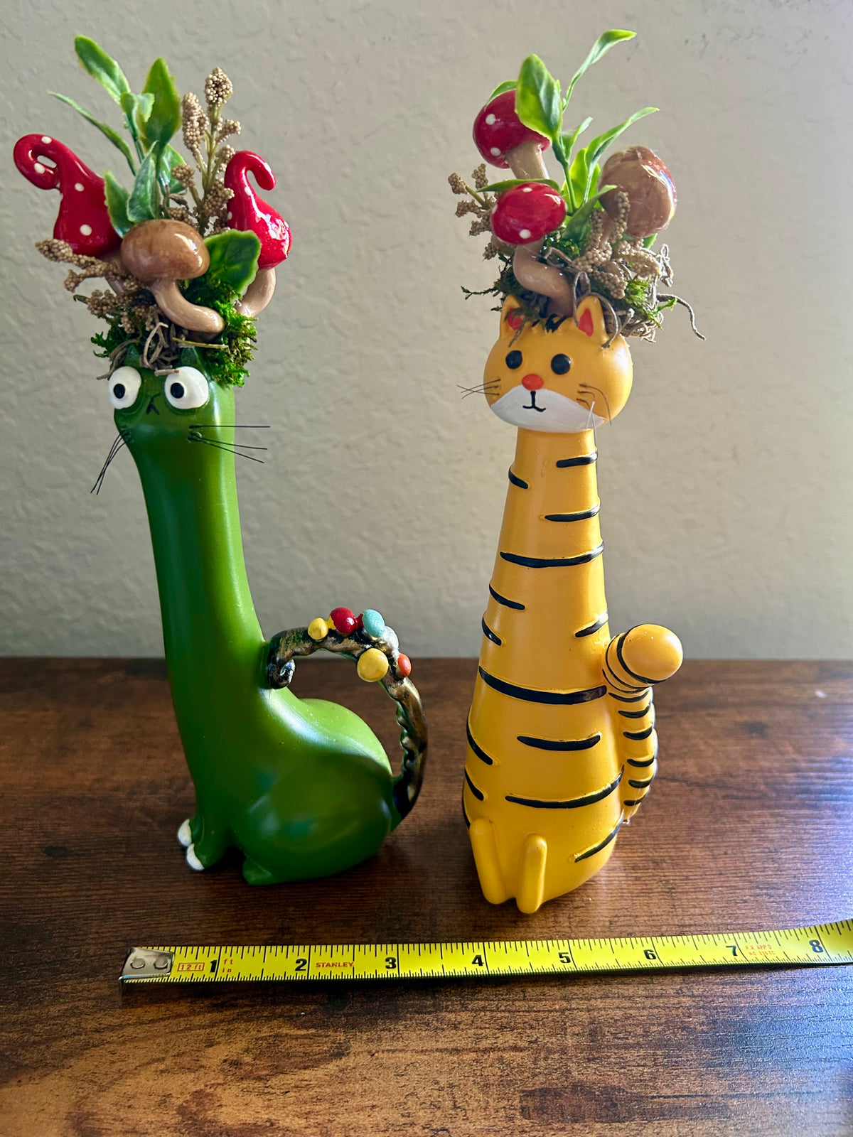 Cat fairy garden