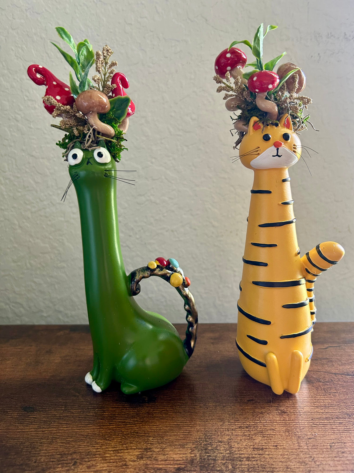 Cat fairy garden