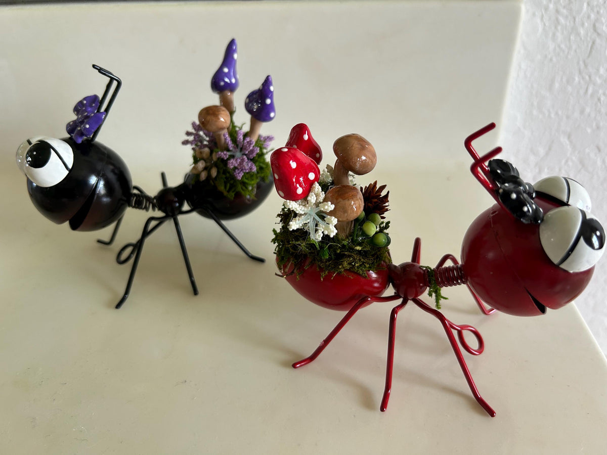 Metal Ant Fairy Garden