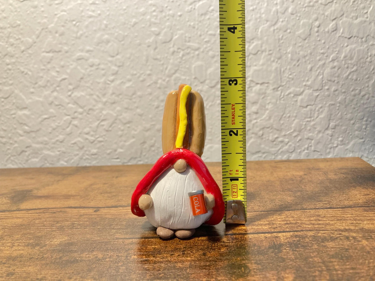 Hotdog Gnome Figurine