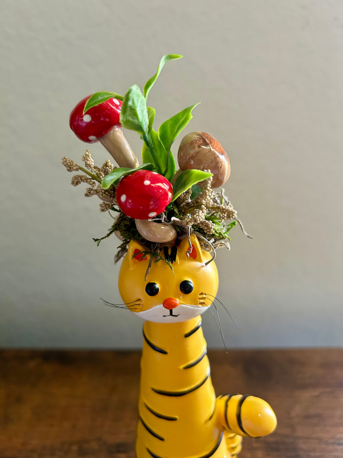 Cat fairy garden