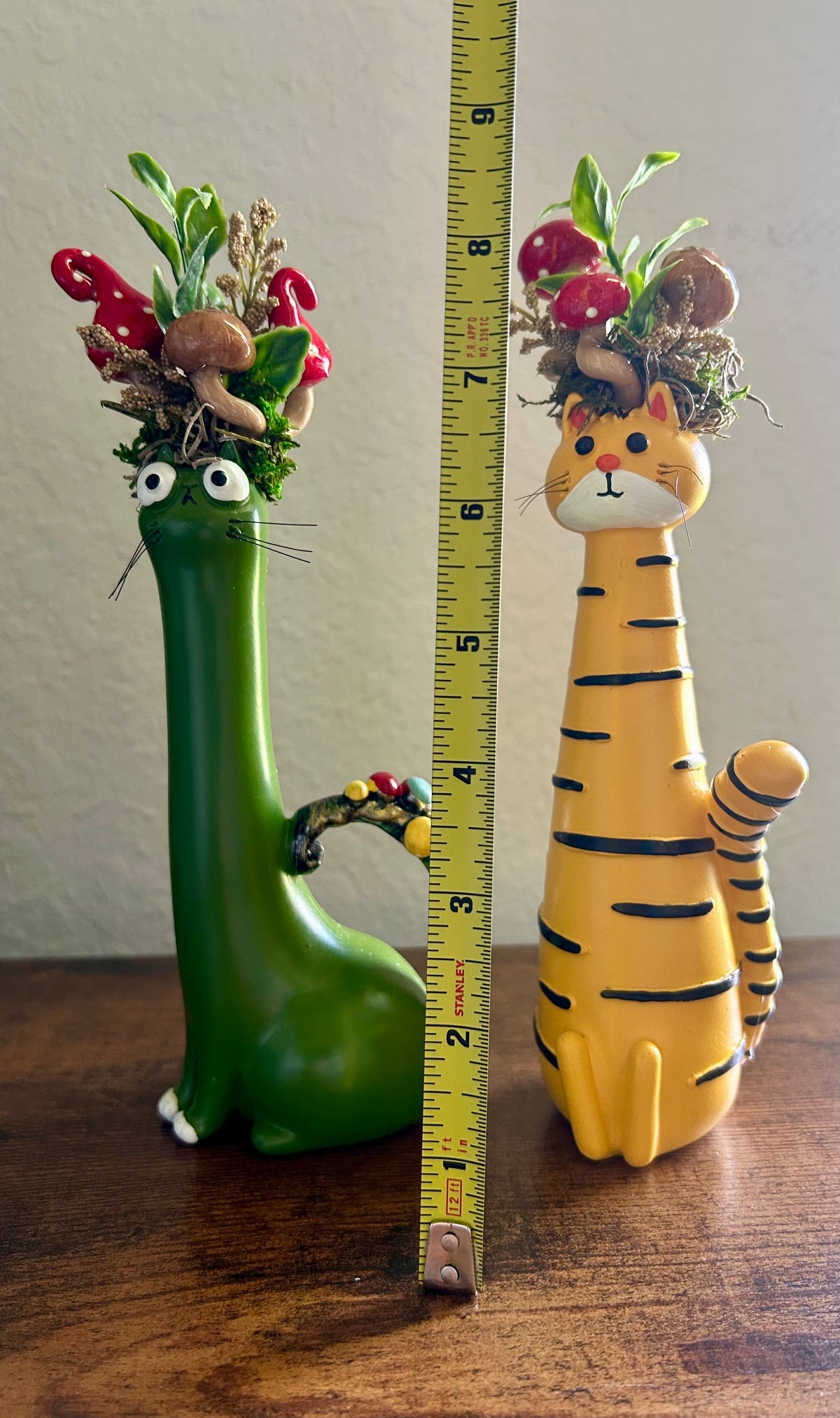 Cat fairy garden