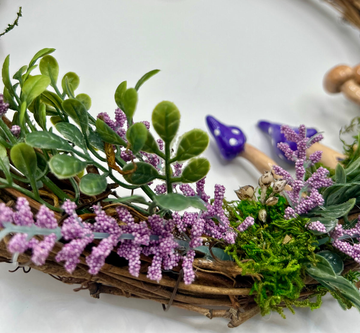 Fairy garden wreath