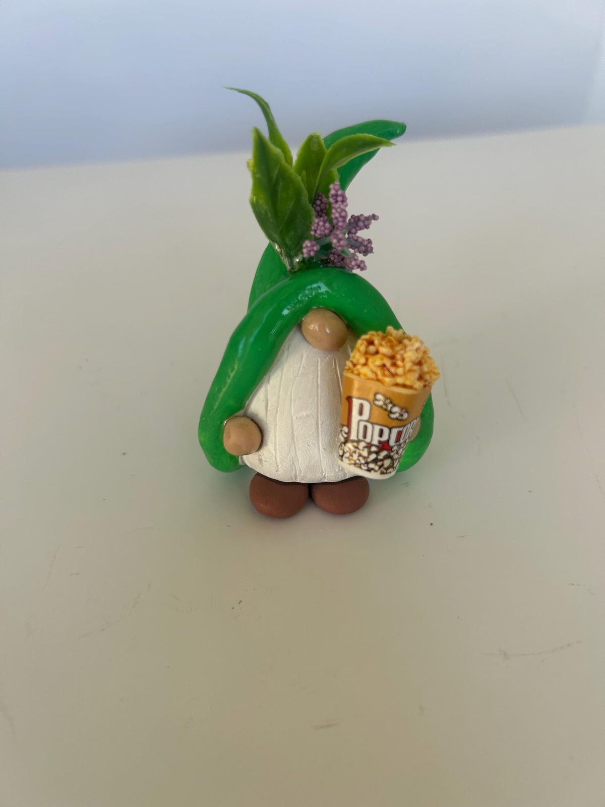 Popcorn Gnome Figurine