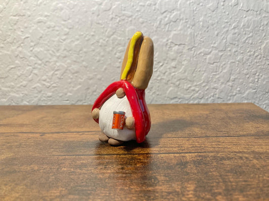 Hotdog Gnome Figurine