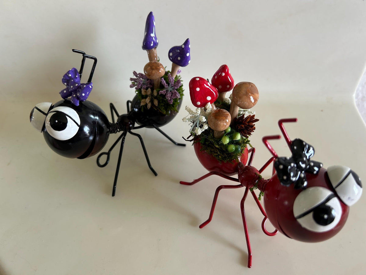 Metal Ant Fairy Garden