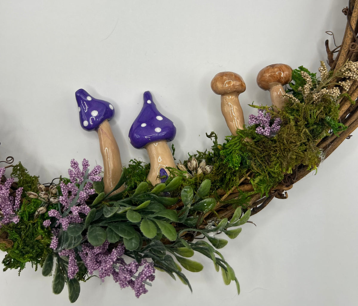 Fairy garden wreath