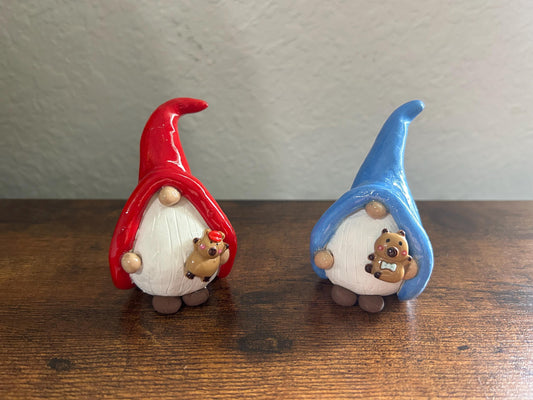 Handmade Capybara Gnomes