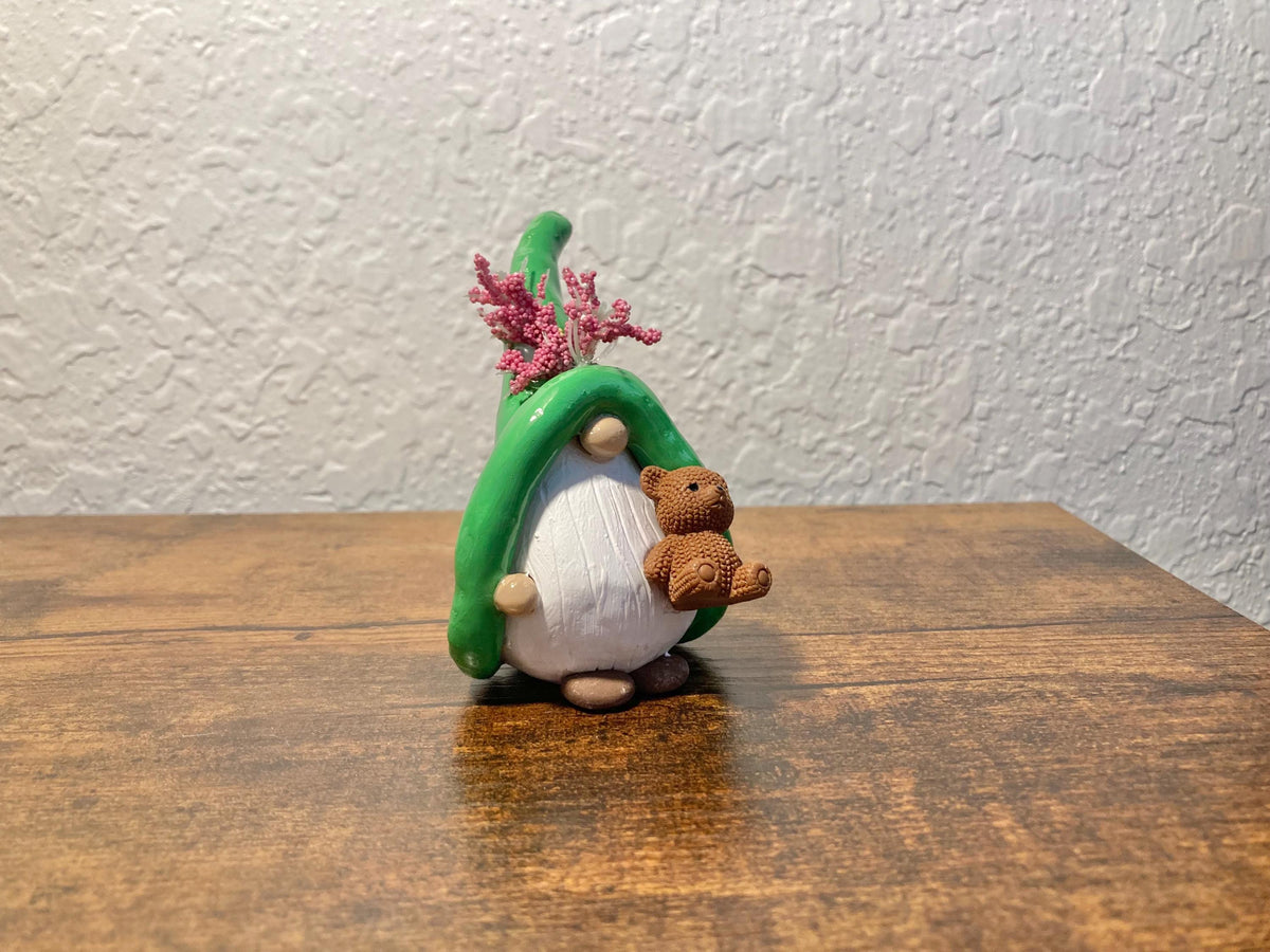 Stuffed Bear Gnome Figurine