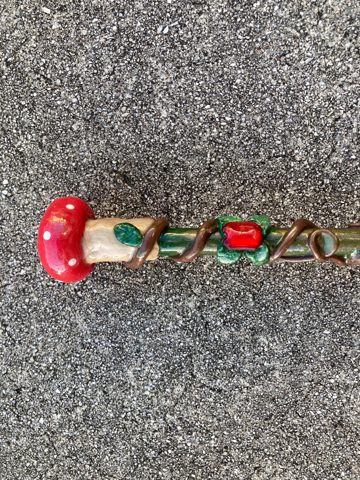 Mushroom fairy wand