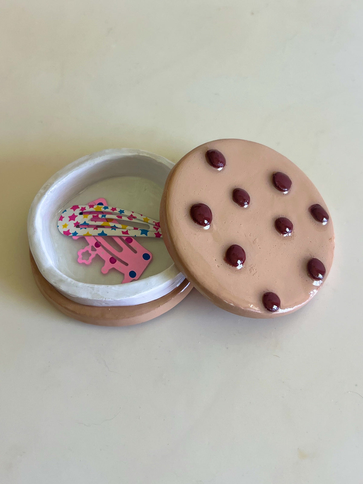 Chocolate Chip Cookie trinket box