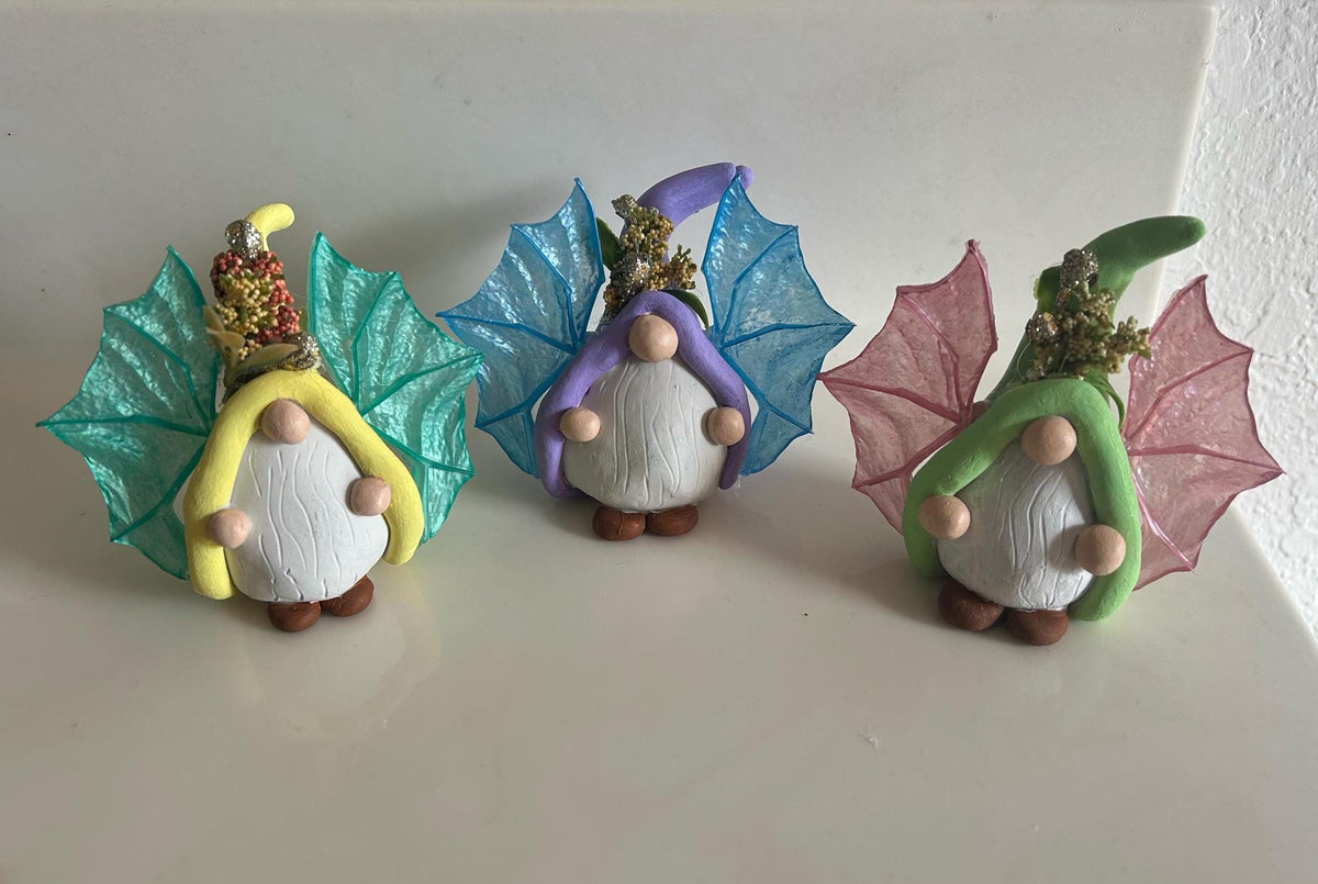 Dragon gnome figurine
