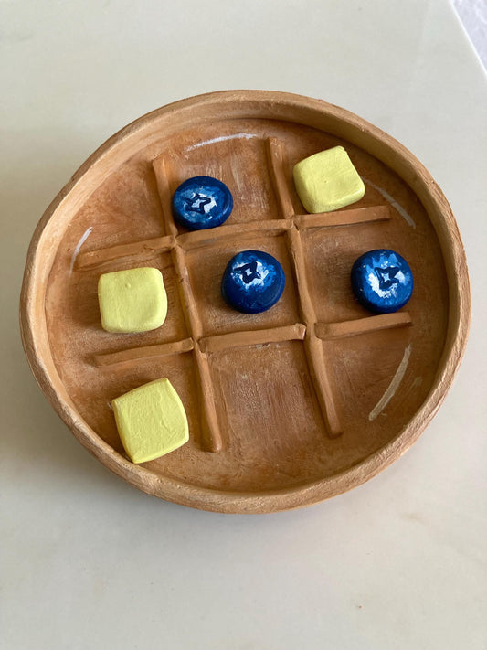 Waffle Tic-Tac-Toe Board