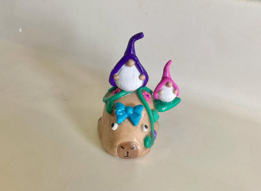 Gnomes Catching A Ride