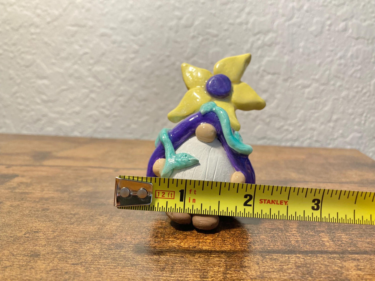 Flower Gnome Figurine