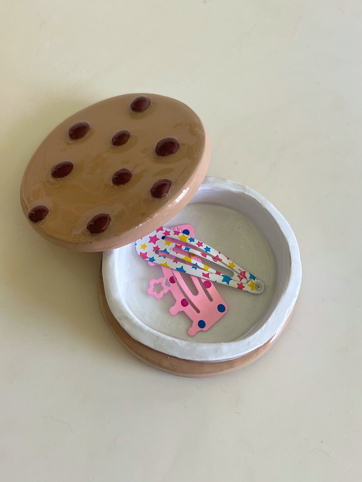 Chocolate Chip Cookie trinket box