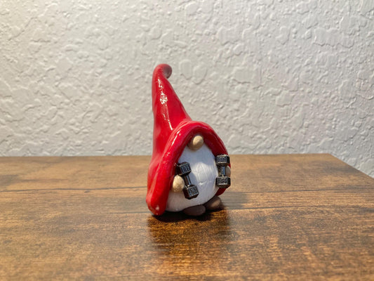 Dumbell Gnome Figurine