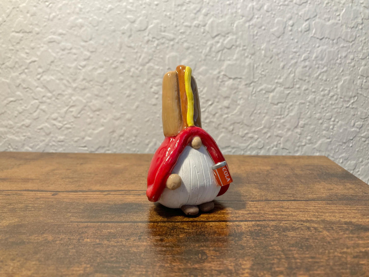 Hotdog Gnome Figurine
