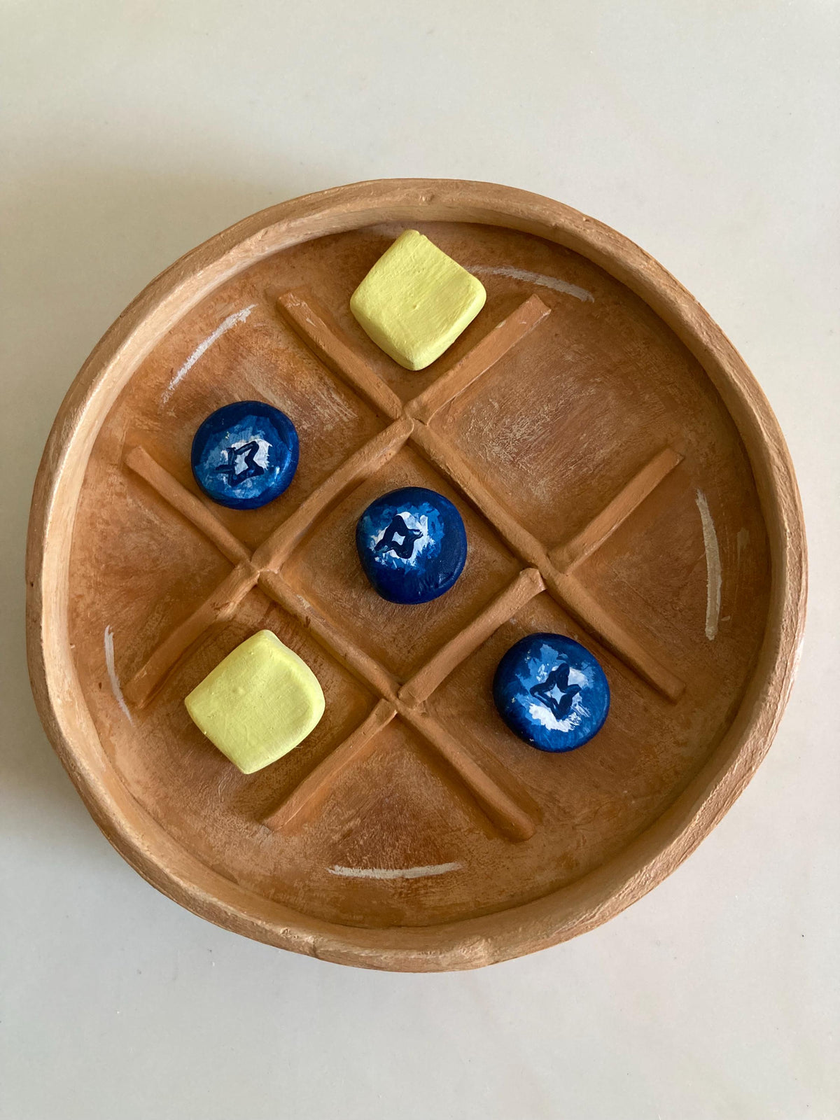 Waffle Tic-Tac-Toe Board