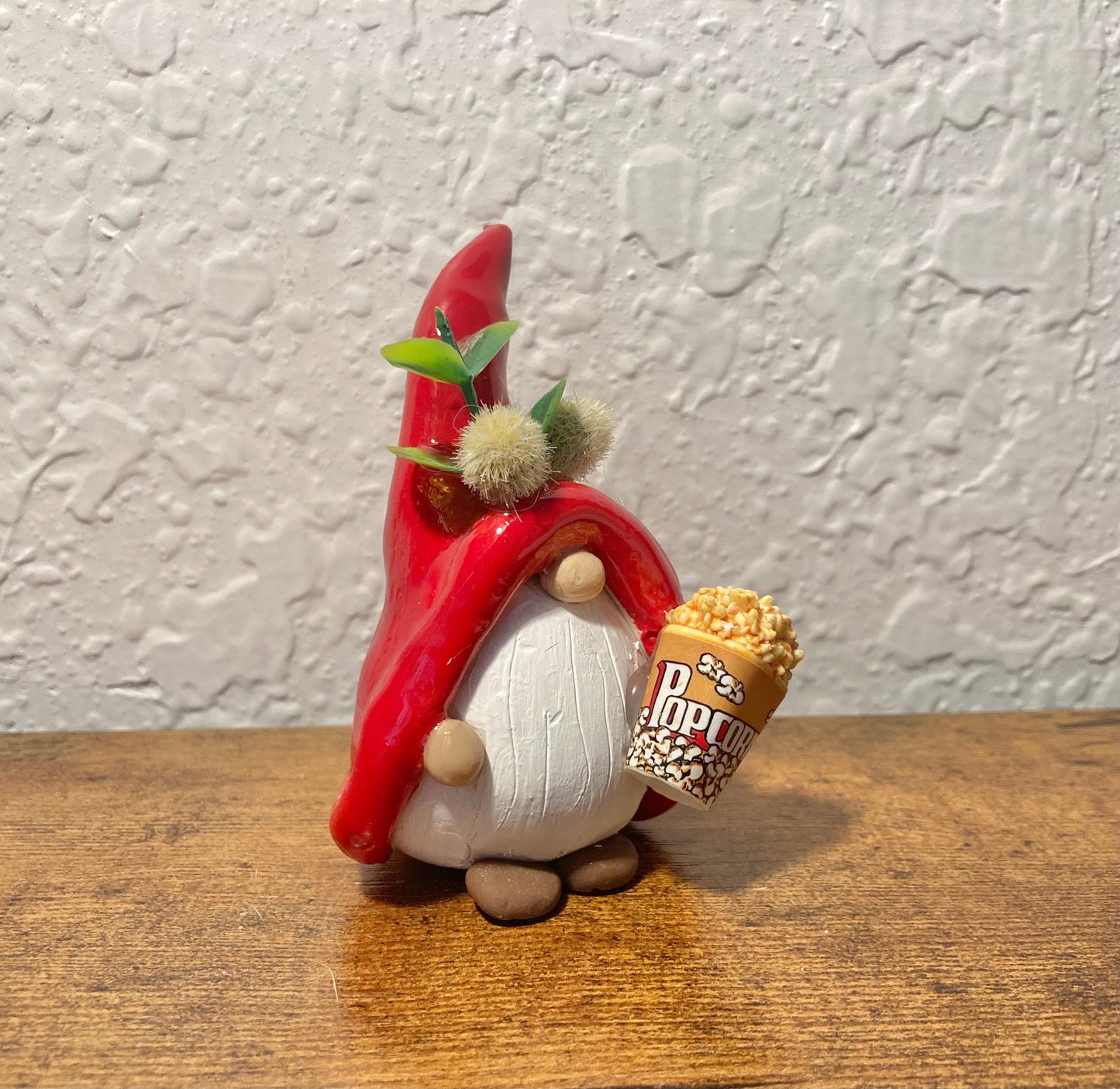 Popcorn Gnome Figurine