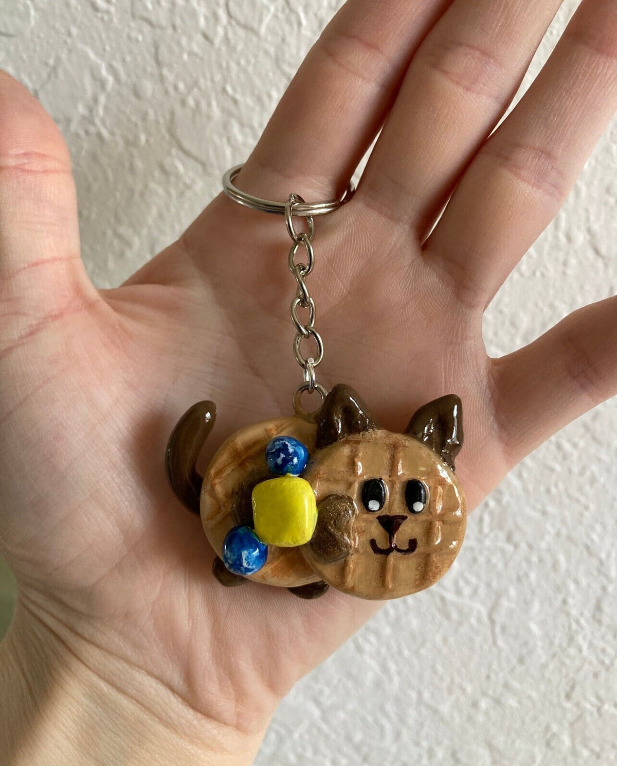 Dog and cat waffle charms