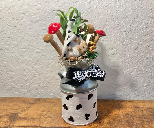 Cow gnome arrangement,