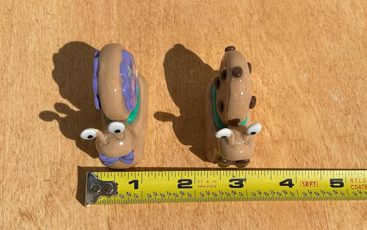 Cookie clay snail creatures