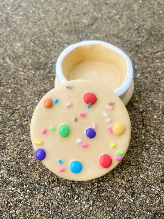 Candy sugar cookie trinket box