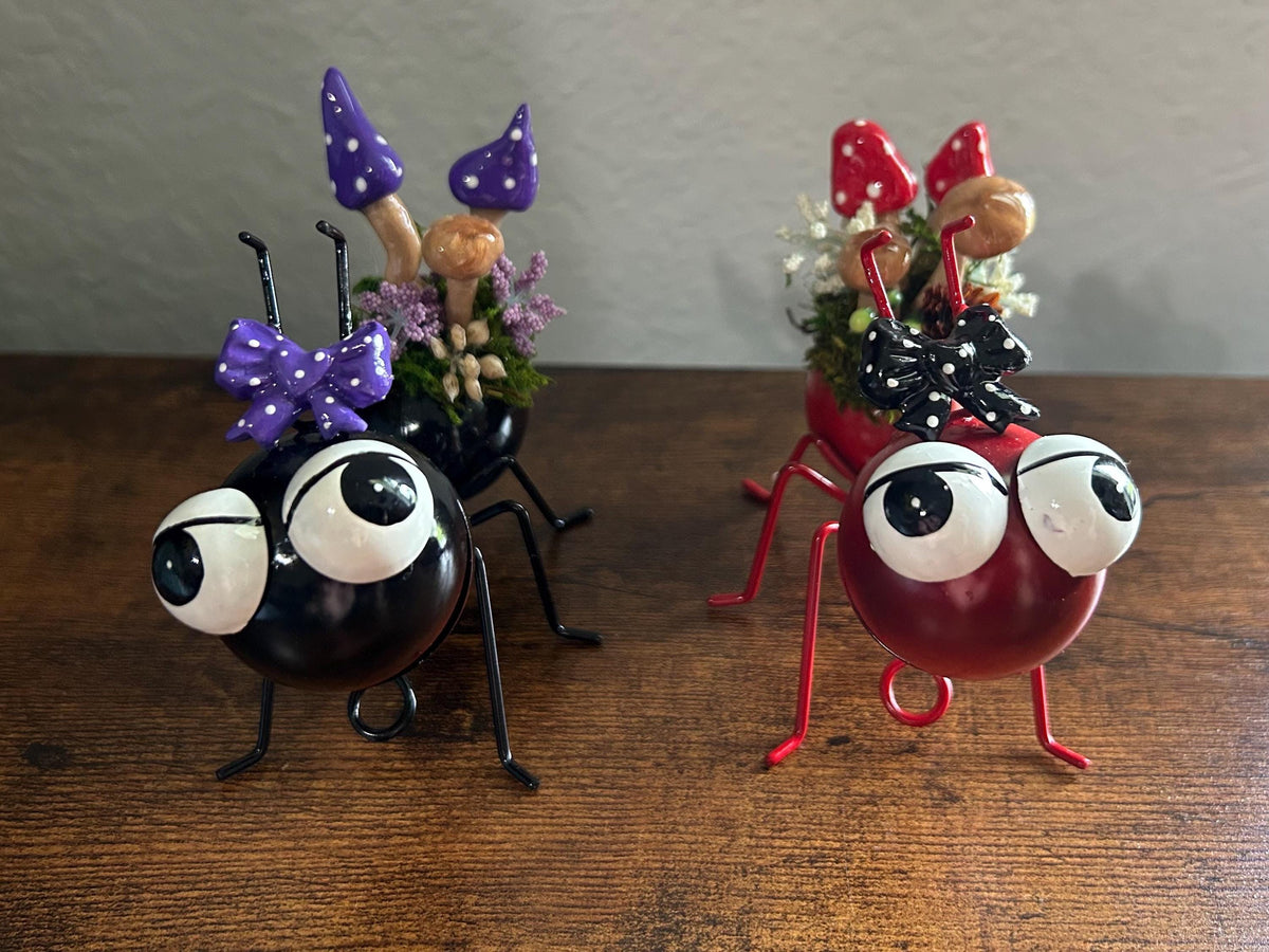 Metal Ant Fairy Garden