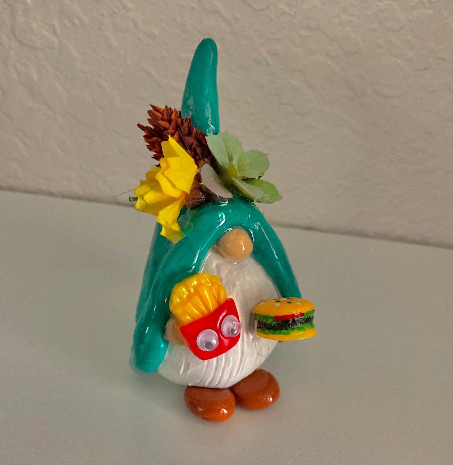 Burger & Fries Gnome Figurine