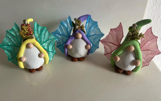 Dragon gnome figurine