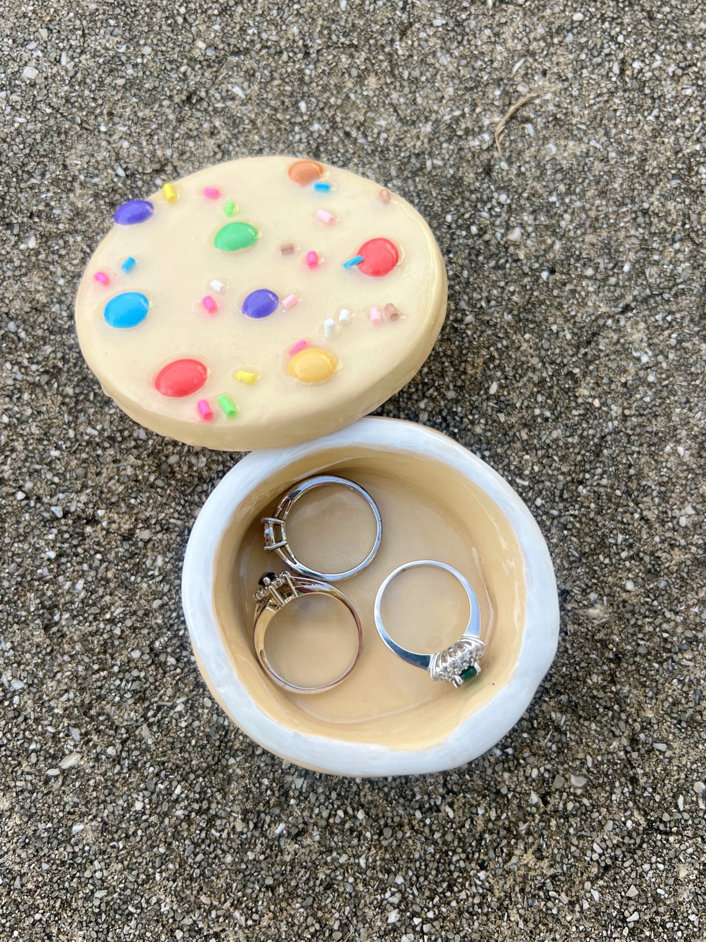 Candy sugar cookie trinket box
