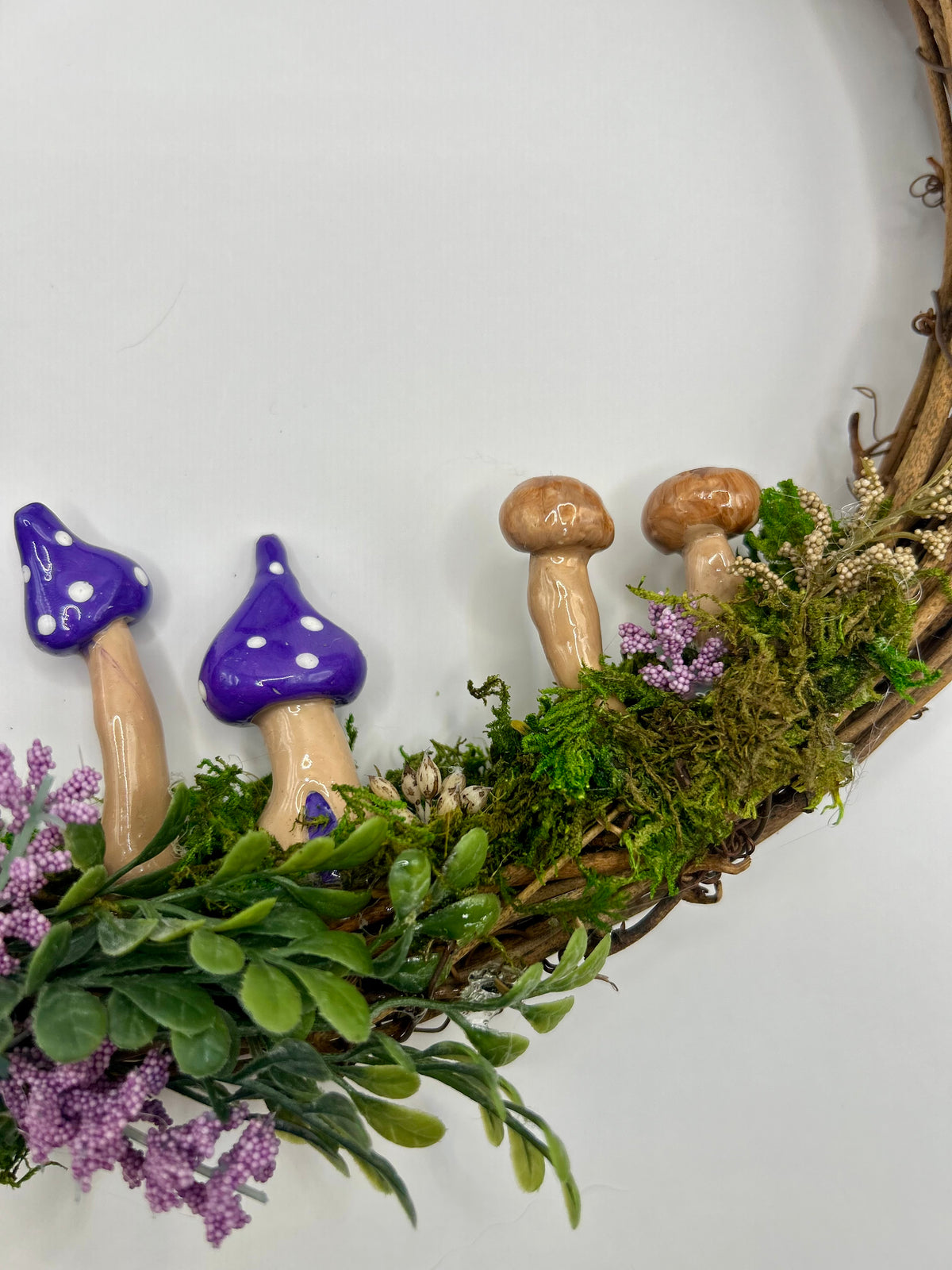 Fairy garden wreath