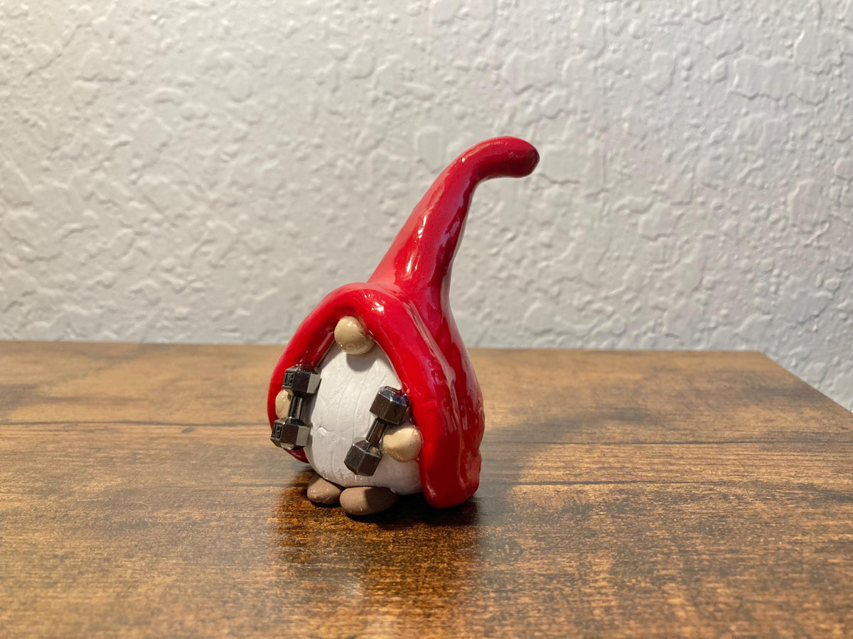 Dumbell Gnome Figurine