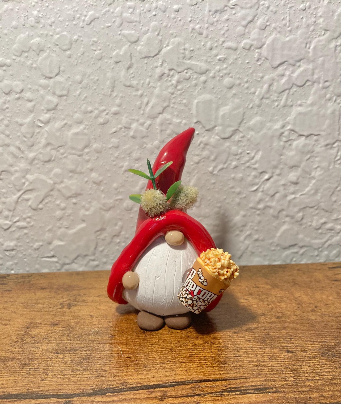 Popcorn Gnome Figurine