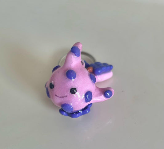 Grape fish bag charm