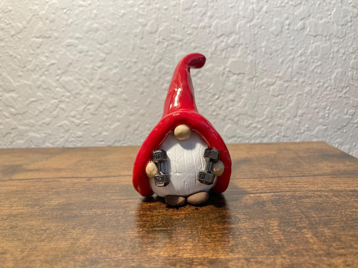 Dumbell Gnome Figurine