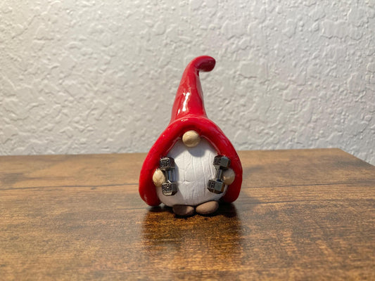Dumbell Gnome Figurine