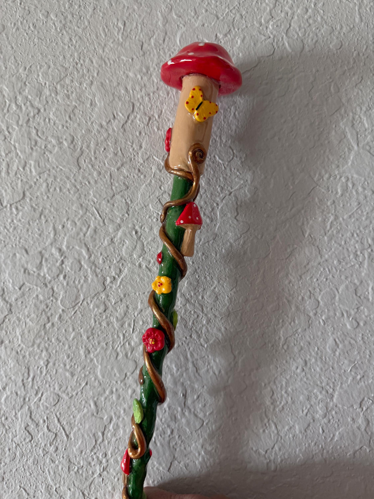 Mushroom fairy wand