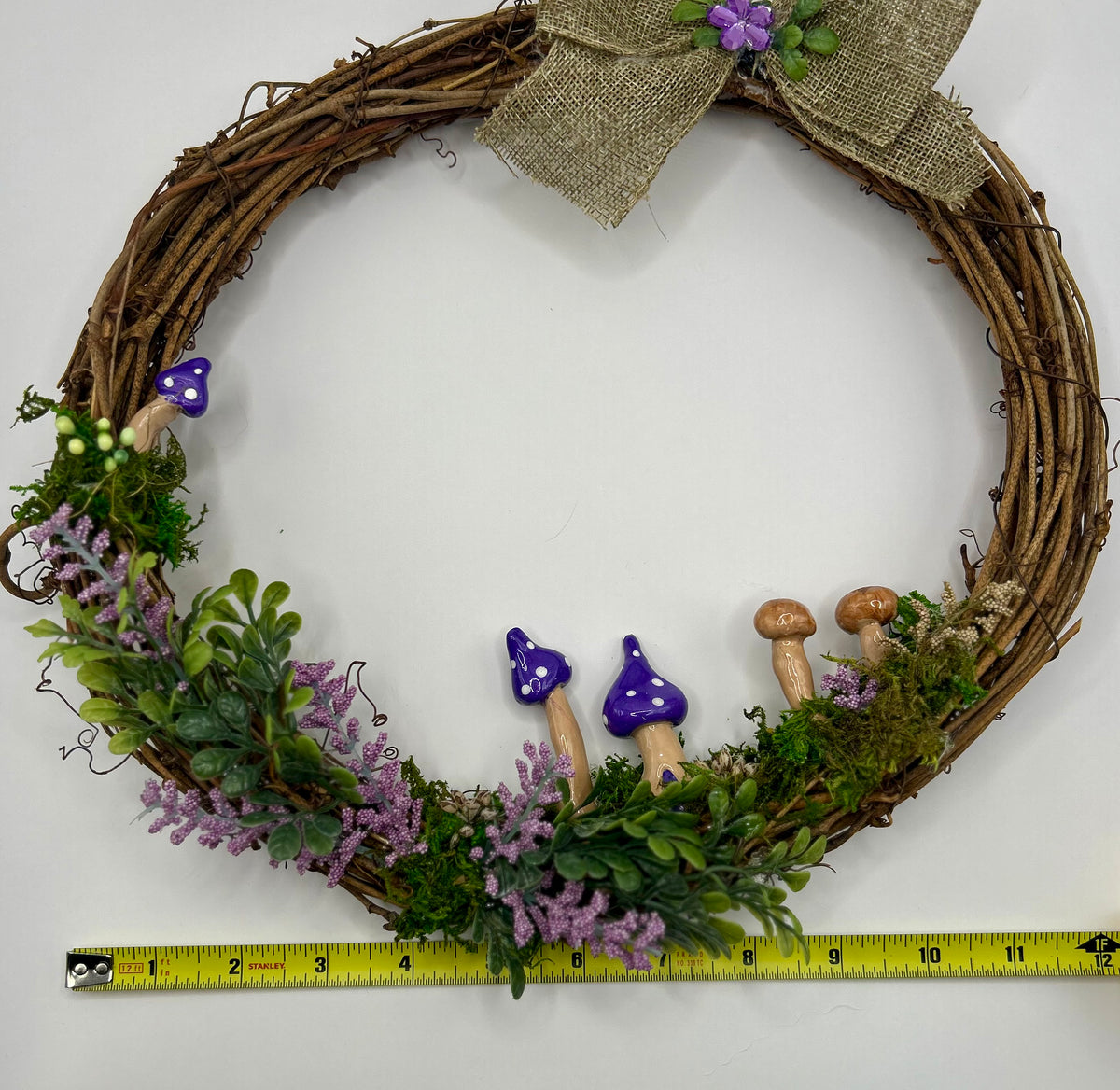 Fairy garden wreath