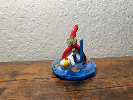 Handmade Clay Beach Gnome