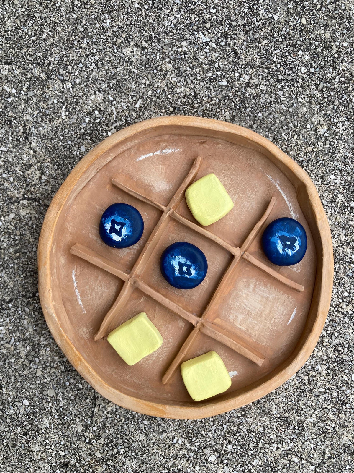 Waffle Tic-Tac-Toe Board