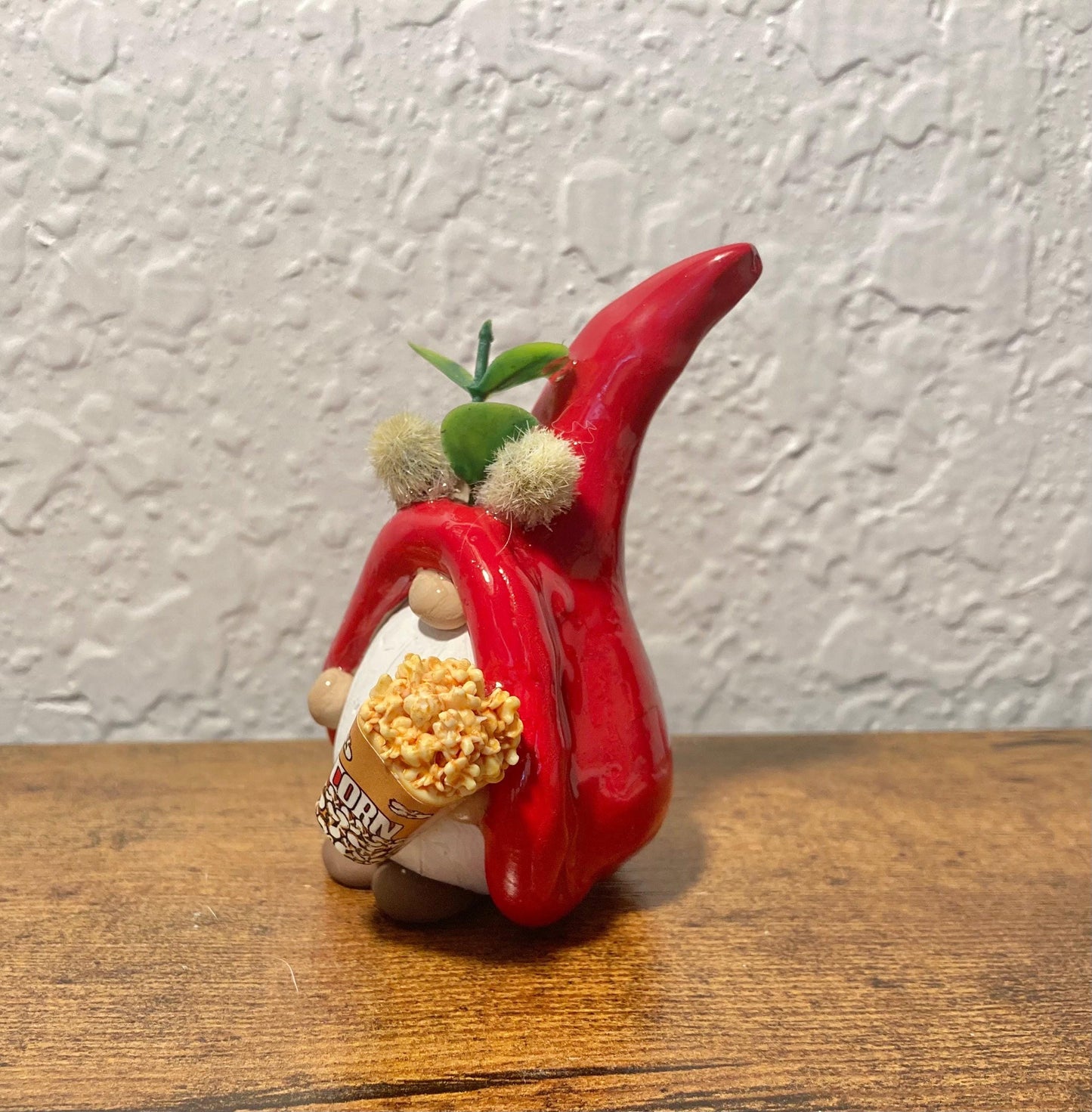 Popcorn Gnome Figurine