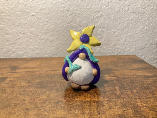 Flower Gnome Figurine