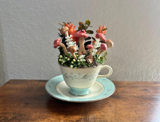 Enchanted Fairy Garden teacup